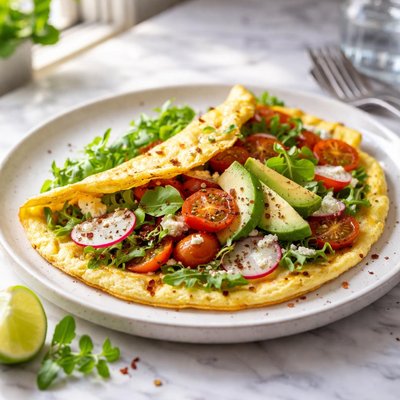 Image of Open Omelette