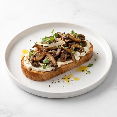 Image of Openfaced Mushroom Sandwich