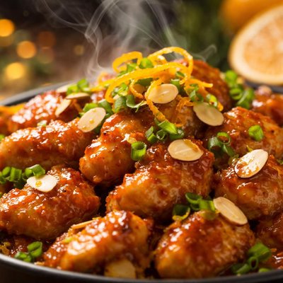 Image of Orange Almond Chicken