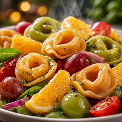 Image of Orange and Grape Tortellini Salad
