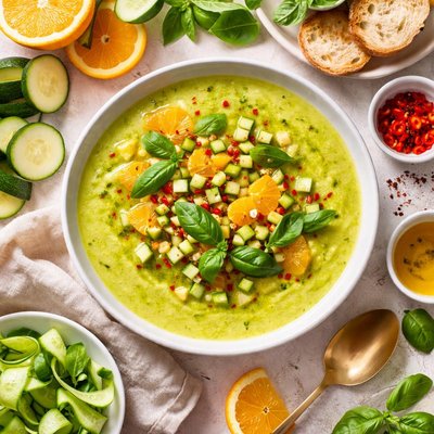 Image of Orange and Zucchini Cold Soup