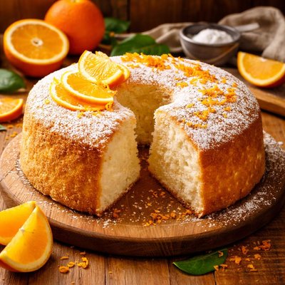 Image of Orange Angel Cake