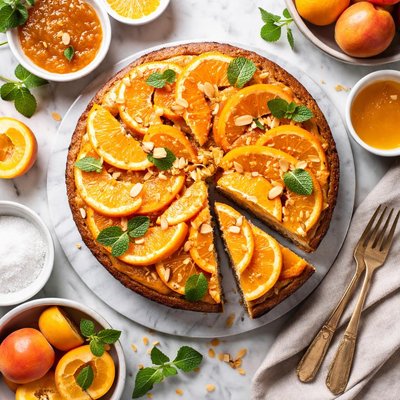 Image of Orange Apricot Nectar Cake