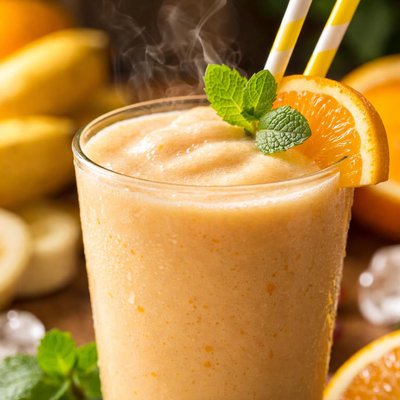 Image of Orange Banana Smoothie Ina Garten