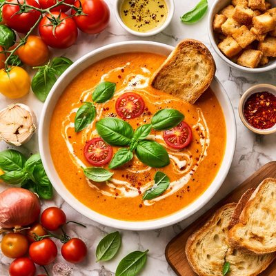 Image of Orange Basil Tomato Soup