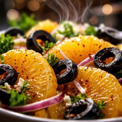 Image of Orange Black Olive Salad