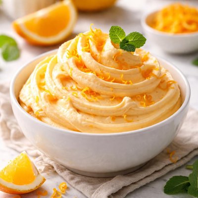 Image of Orange Buttercream Frosting