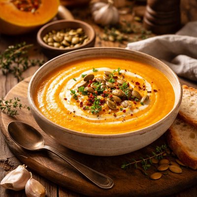 Image of Orange Butternut Squash Soup