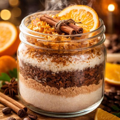 Image of Orange Cafe Au Lait Mix Gift in a Jar