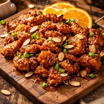 Image of Orange Chicken with Almonds