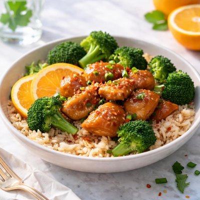 Image of Orange Chicken with Broccoli Weight Watchers