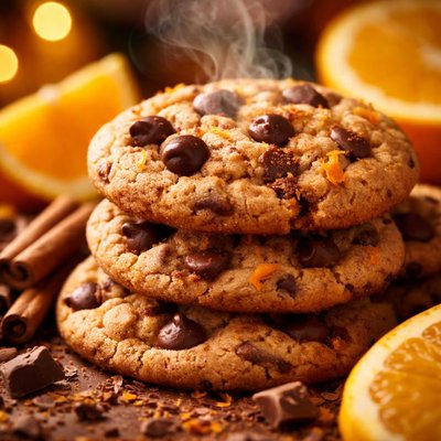 Image of Orange Cinnamon Chocolate Chip Cookies