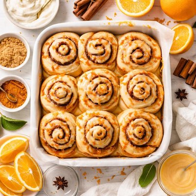 Image of Orange Cinnamon Rolls