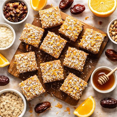 Image of Orange Coconut Date Squares