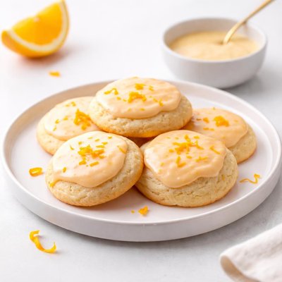 Image of Orange Cookies with Orange Icing