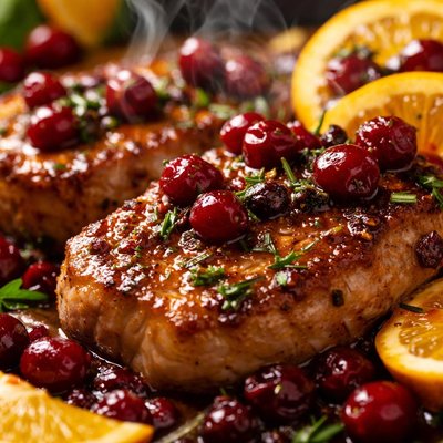 Image of Orange Cranberry Pork Chops