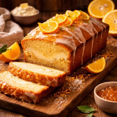 Image of Orange Cream Cheese Pound Cake
