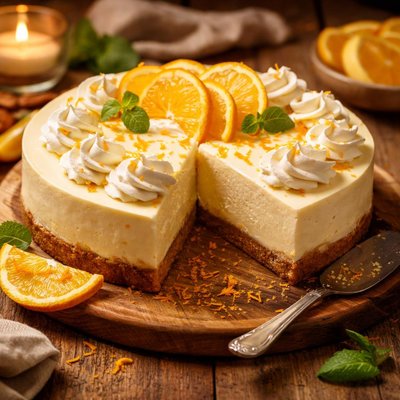Image of Orange Cream Cheesecake