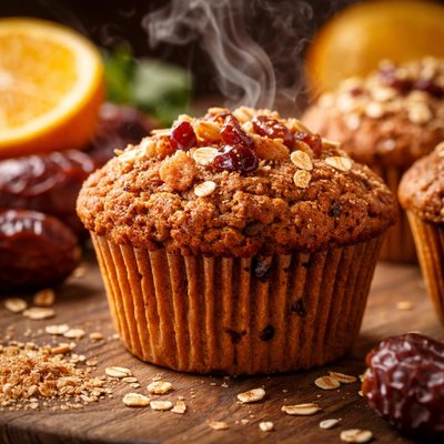 Image of Orange Date Bran Muffins Healthier