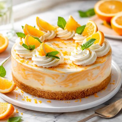 Image of Orange Dreamsicle Cheesecake