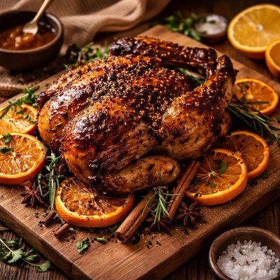 Image of Orange Five Spice Roasted Chicken