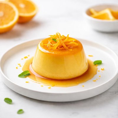 Image of Orange Flan Flan De Naranja