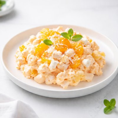 Image of Orange Fluff Salad with Pineapple