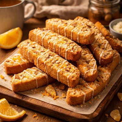 Image of Orange Ginger Biscotti