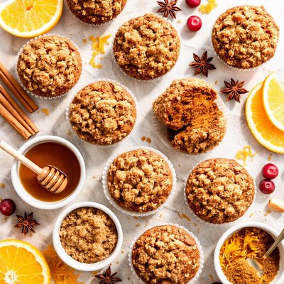 Image of Orange Gingerbread Muffins