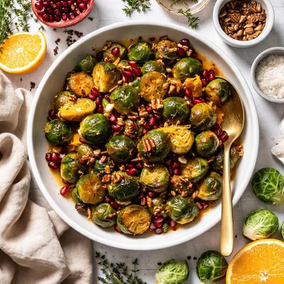 Image of Orange Glazed Brussels Sprouts