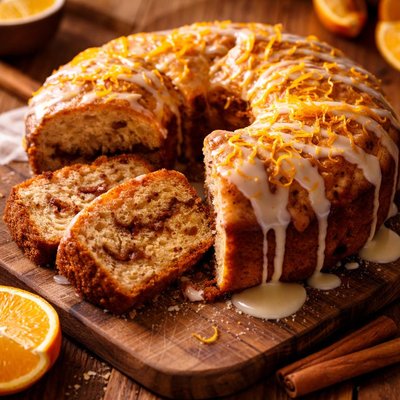 Image of Orange Glazed Coffee Cake