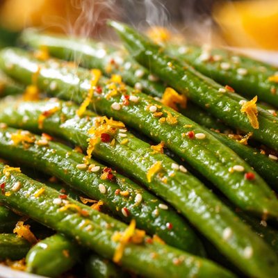 Image of Orange Glazed Green Beans