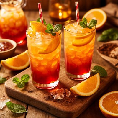 Image of Orange Grenadine Iced Tea