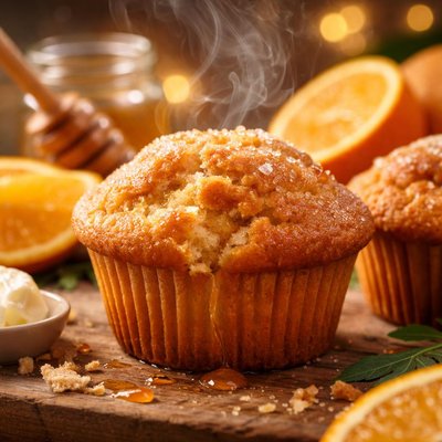 Orange Honey Muffins Recipe