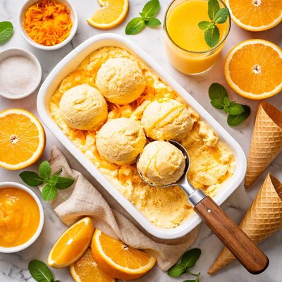 Image of Orange Ice Cream