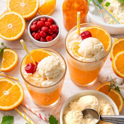Image of Orange Ice Cream Soda