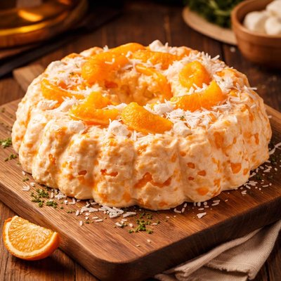 Image of Orange Jello Salad Aka St Joseph Salad