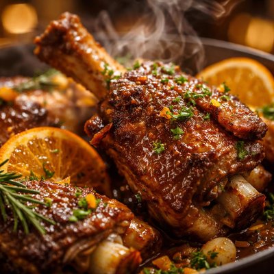 Image of Orange Lamb Shanks