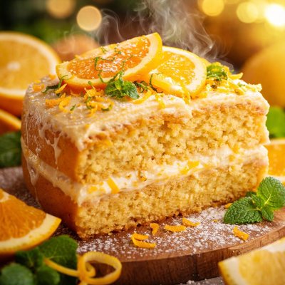 Image of Orange Lemon Sunshine Cake