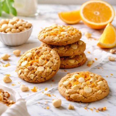 Image of Orange Macadamia Nut Cookies
