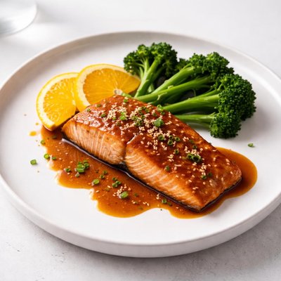 Image of Orange Maple Salmon Teriyaki