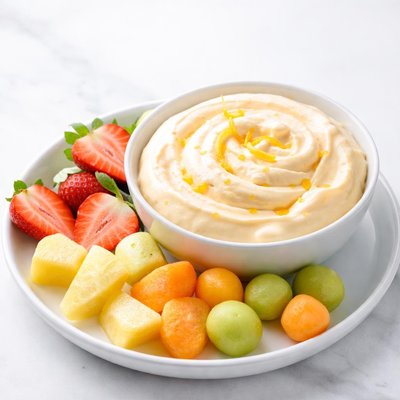 Image of Orange Marshmallow Fruit Dip