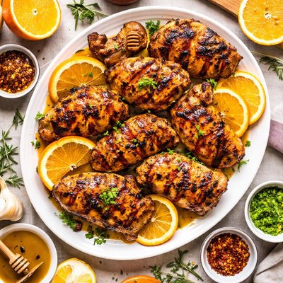 Image of Orange Mustard Grilled Chicken