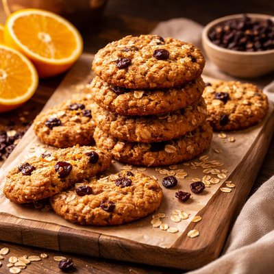 Image of Orange Oatmeal Currant Cookies