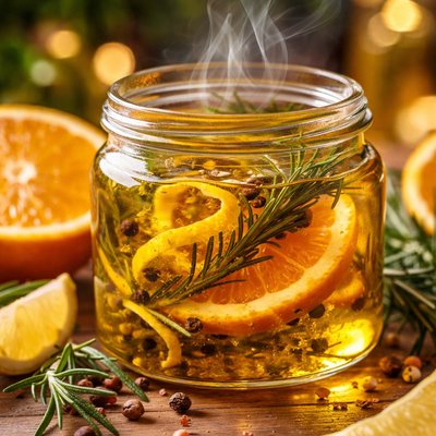 Image of Orange or Lemon Infused Olive Oil