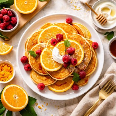 Image of Orange Pancakes