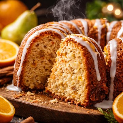 Image of Orange Pear Bundt Cake