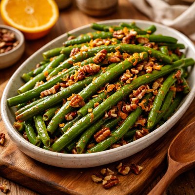 Image of Orange Pecan Green Beans