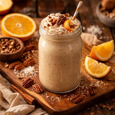 Image of Orange Pecan Shake Raw Food