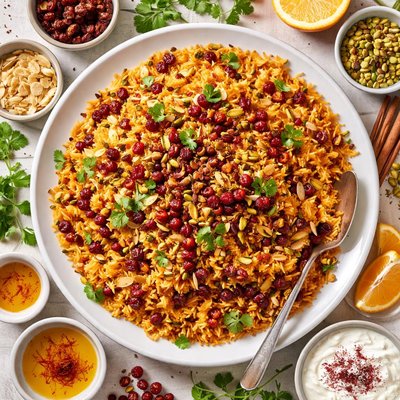 Image of Orange Persian Rice
